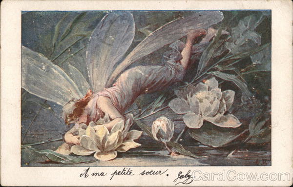 Woman with Lillies AB Fantasy