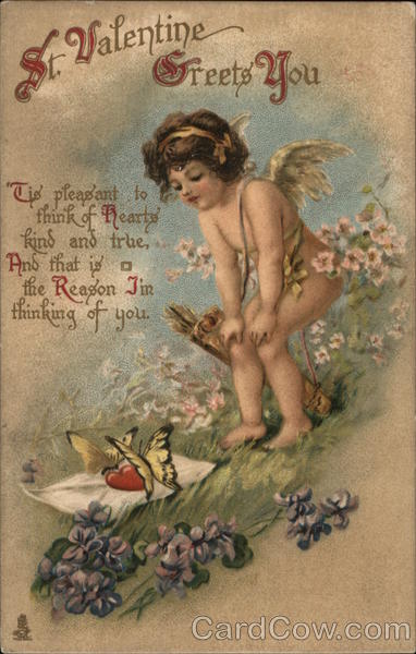 St. Valentine Greets You Cupid