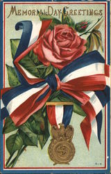 Memorial Day Greetings Postcard