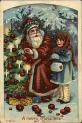 A merry Christmas Postcard