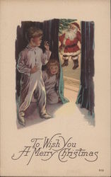To Wish You A Merry Christmas Children Postcard Postcard Postcard