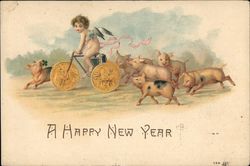 A Happy New Year Postcard