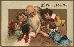 A Happy New Year Children Postcard Postcard Postcard