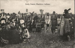 Scalp Dance, Blackfoot Indians Postcard