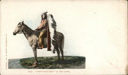 "Pretty-Old-Man" of the Crown Native Americana Postcard Postcard Postcard