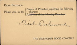 The Methodist Book Concern Postcard