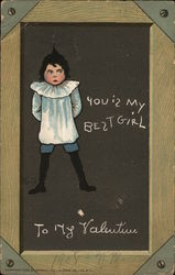 You is My Best Girl, To My Valentine Postcard