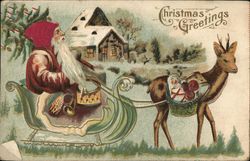 Christmas Greetings Postcard