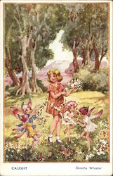 "Caught" by Dorothy Wheeler Fantasy Postcard Postcard