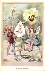 A Fairy Picture Fantasy Postcard Postcard
