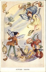 Autumn Leaves Postcard