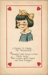 Thhink it over my Valentine Postcard