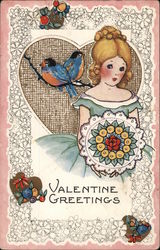 Valentine Greetings Postcard