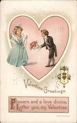 Valentine Greetings Comic Postcard Postcard Postcard