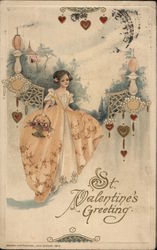 St. Valentine's Greeting Postcard