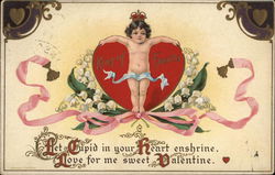 King of Hearts Cupid Postcard Postcard Postcard