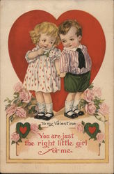 To My Valentine Children Postcard Postcard Postcard