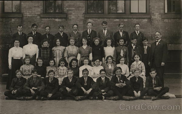 8th Grade Class Photo - 23rd District School, Milwaukee, Wisconsin