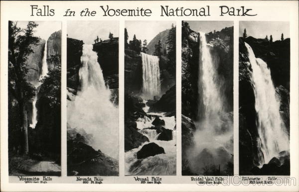 Falls in Yosemite National Park
