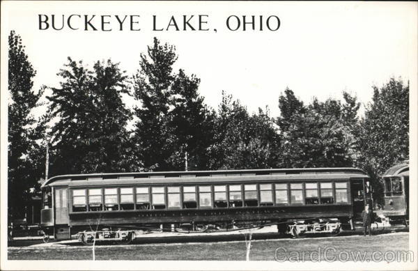 Passenger Train Car Buckeye Lake Ohio
