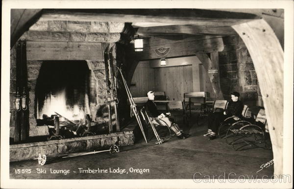 Ski Lounge--Timberline Lodge Oregon