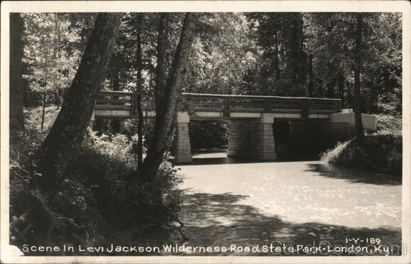 Scene in Levi Jackson Wilderness Road State Park London Kentucky