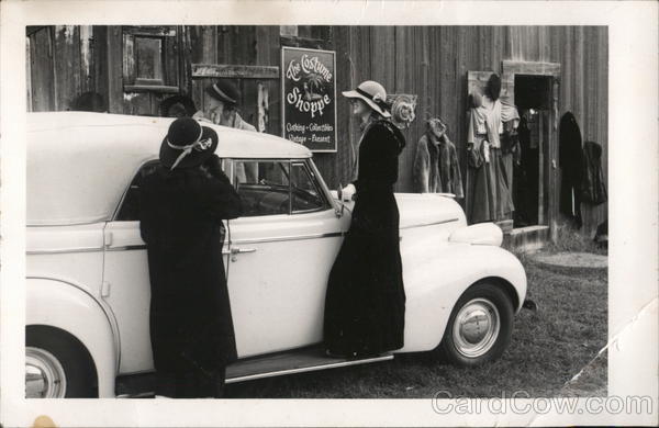 Visiting Outside The Costume Shoppe Women