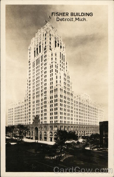 Fisher Building Detroit Michigan