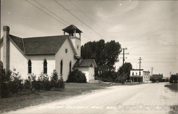 Scene in Ellison Bay, Wis Wisconsin