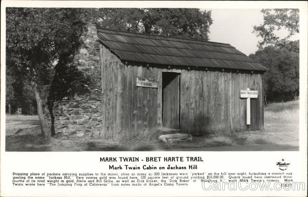 Mark Twain - Bret Harte Trail, Jackass Hill Tuttletown California