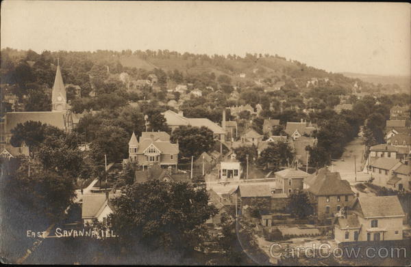 Aerial View Savanna Illinois