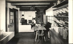 Kuesche (Kitchen) in Waelderhaus, The Girl Scout House Postcard