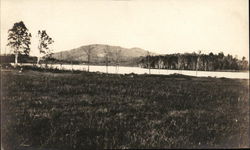 Labrador Pond with Ragged Mountain in Distance Postcard