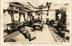 Governor's Reception Room, Utah State Capitol Postcard