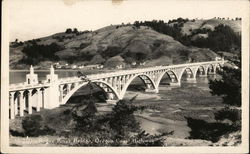 Rogue River Bridge, Oregon Coast Highway Postcard