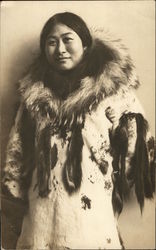 "The Sister" - Eskimo Woman Postcard