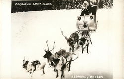 Operation Santa Claus, Redmond, Oregon Postcard