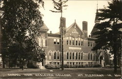 Chapel. Iowa Wesleyan College Postcard