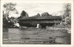 Covered Bridge West Hopkinton, NH Postcard Postcard Postcard