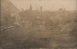 Lumbejacks, Steam Tractors Postcard