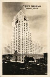 Fisher Building Detroit, MI Postcard Postcard Postcard