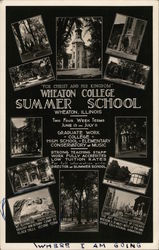 Wheaton College Summer School Multi-View Postcard