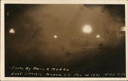 Dust Storm, Nov. 12, 1933 Postcard