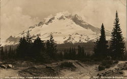 Mt. Hood from Government Camp, Alt. 11,225 Mount Hood, OR Postcard Postcard Postcard