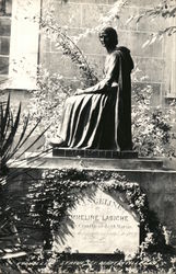 Evangeline Statue Postcard