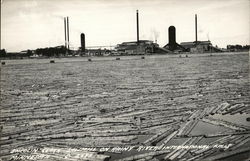 Sheolin Clark Sawmill on Rainy River Postcard
