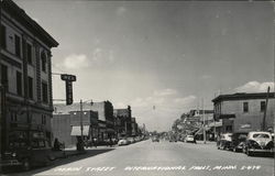 Main Street International Falls, MN Postcard Postcard Postcard