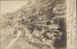Eastern Wall of Baltes Stone Quarry Postcard
