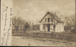 Our Residence in the Spring of the Year Postcard