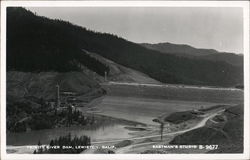 Trinity River Dam Postcard